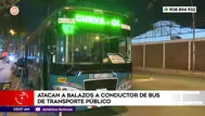 Atacan a balazos a conductor de bus en Chorrillos