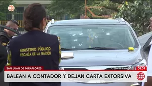 Atacan a balazos a un contador en San Juan de Miraflores. Foto y video: América Noticias