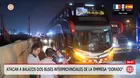 Atacan a balazos dos buses de la empresa Dorado