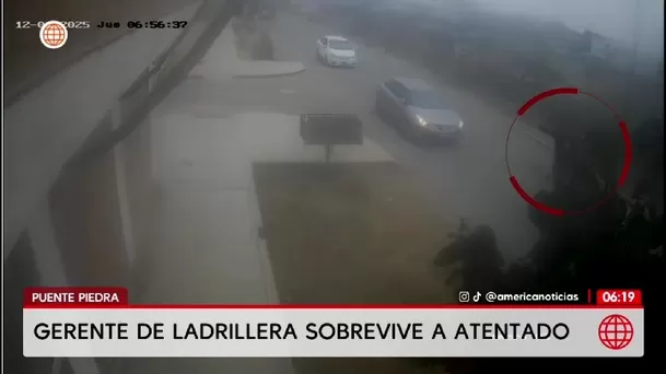 Atentan contra gerente de ladrillera en Puente Piedra: le disparan 8 veces y vive/ América Noticias