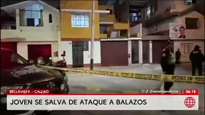 Atacan a balazos a joven en Bellavista y logra salir ileso/ Video y Foto: América Noticias