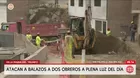 Atacan a balazos a obreros en Villa María del Triunfo