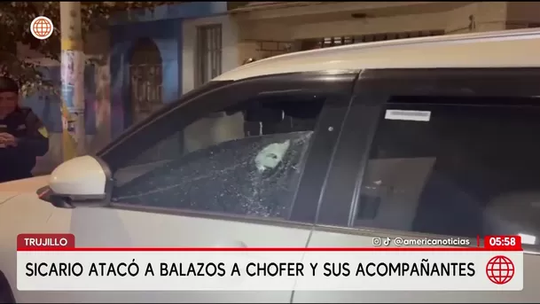 Atacan a balazos a ocupantes de camioneta en Trujillo. Foto: América Noticias
