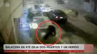 Ataque armado en Ate deja dos muertos y un herido frente a bodega