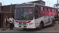 ¿Cómo se produjo el ataque armado contra un bus en Chorrillos?