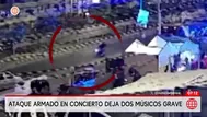 Ataque armado en concierto deja dos heridos en Carabayllo