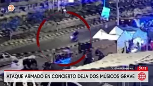 Ataque armado en concierto deja dos heridos en Carabayllo. Video: Canal N