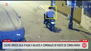 Ataque armado deja cuatro heridos en el Callao. Foto y video: América Noticias