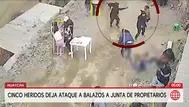 Ataque armado en Huaycán deja cinco heridos