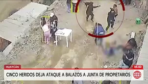Ataque armado en Huaycán deja cinco heridos. Foto y video: América Noticias