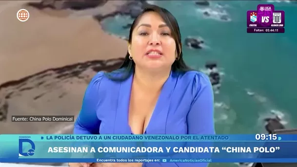 Ataque a balazos contra la comunicadora Susy Aponte Polo causa su muerte en Áncash. Foto: Domingo Al Día Ataque a balazos contra la comunicadora Susy Aponte Polo causa su muerte en Áncash. Foto: Domingo Al Día