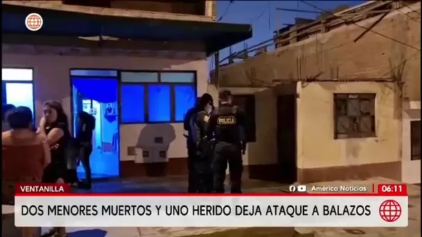 Ataque armado en una vivienda de Ventanilla deja dos adolescentes muertos y un herido/ América Noticias Ataque armado en una vivienda de Ventanilla deja dos adolescentes muertos y un herido/ América Noticias