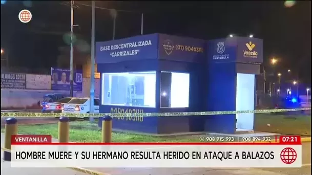 Ataque a balazos deja un muerto en Ventanilla/ América Noticias Ataque a balazos deja un muerto en Ventanilla/ América Noticias