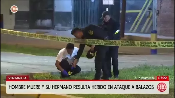 Un hombre murió y su hermano quedó herido tras un ataque a balazos en Ventanilla/ América Noticias Un hombre murió y su hermano quedó herido tras un ataque a balazos en Ventanilla/ América Noticias