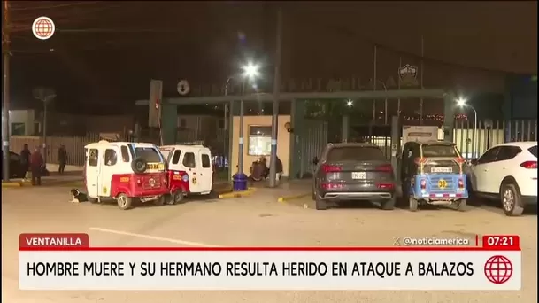 Sicario asesina a un hombre y deja herido a su hermano tras dispararles frente a una caseta de serenazgo/ América Noticias Sicario asesina a un hombre y deja herido a su hermano tras dispararles frente a una caseta de serenazgo/ América Noticias