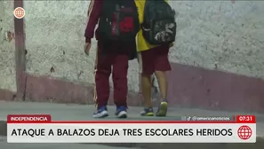 Escolares heridos tras balacera en Independencia. Foto y video: AN 