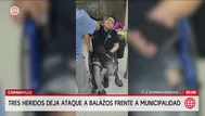 Ataque a balazos frente a la Municipalidad de Carabayllo