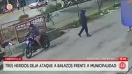 Ataque a balazos frente a la Municipalidad de Carabayllo