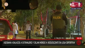 Ataque armado en losa deportiva del Callao deja un fallecido. Foto y video: AN