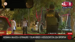 Ataque armado en losa deportiva del Callao deja un fallecido. Foto y video: AN