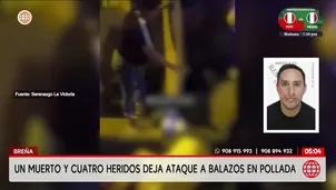 Ataque a balazos en una pollada en Breña deja un muerto y cuatro heridos. Foto y video: América Noticias
