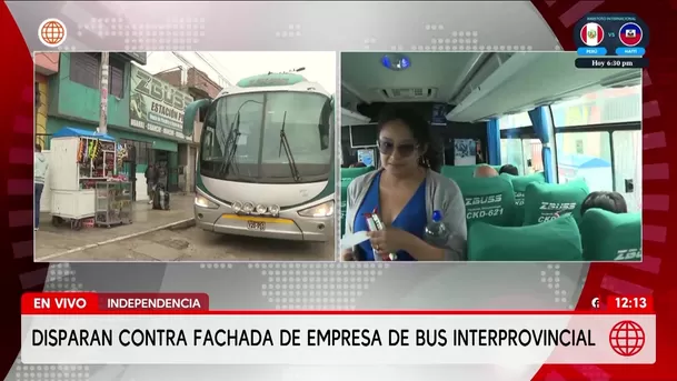 Ataque contra empresa de bus interprovincial en Independencia. Foto: América Noticias