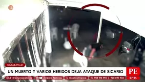 Sicario mata a hombre y deja heridos frente a bodega en Carabayllo. Foto y video: AN