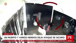 Sicario mata a hombre y deja heridos frente a bodega en Carabayllo. Foto y video: AN