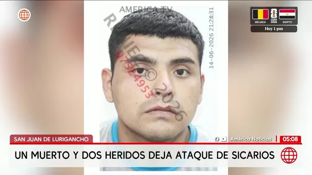 Ataque de sicarios deja un muerto en San Juan de Lurigancho. Foto: América Noticias Ataque de sicarios deja un muerto en San Juan de Lurigancho. Foto: América Noticias
