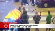 Ate: caen dos implicados en el robo y asesinato a albañil