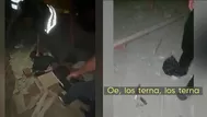 Ate: caen dos sujetos cuando grababan amenaza de extorsión