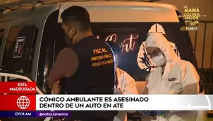 Cómico baleado en Ate.