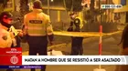 Ate: Delincuentes mataron a hombre que se resistió a ser asaltado