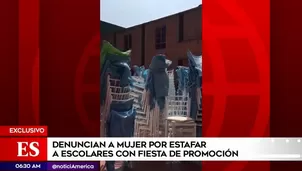 Denuncian estafa en fiesta de promoción.