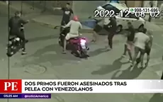 Ate: Dos primos fueron asesinados tras pelea con venezolanos - Noticias de sicarios
