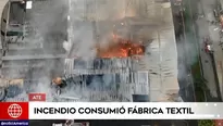 Incendio en Ate. Video: América