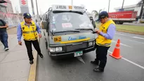 En la carretera central se encontraron circulando vehículos sin autorización. Foto: Municipalidad de Lima