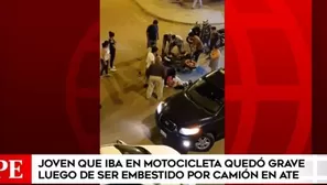 Ocurrió en Ate. Foto-Video: América Noticias