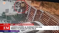 Ladrón murió en Ate. Foto y video: América Noticias