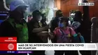 Ate: Más de 50 personas fueron intervenidas en una fiesta en Huaycán