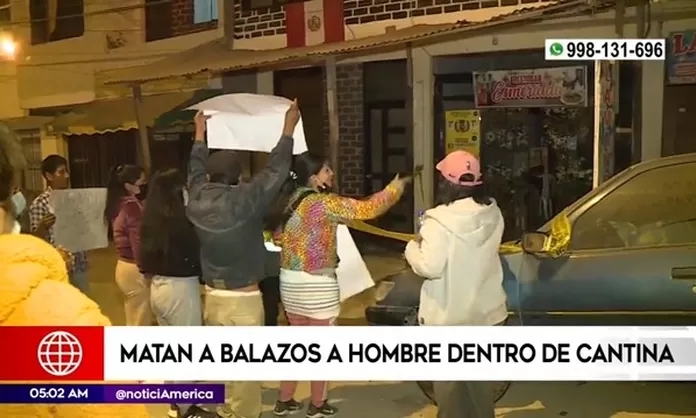 Ate: Matan a balazos a hombre dentro de cantina en Santa Clara
