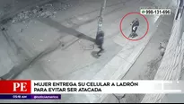 Víctima prefirió evitar que ladrón saque el arma.