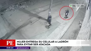 Víctima prefirió evitar que ladrón saque el arma.