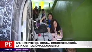 El hecho se produjo en Ate. Foto: América TV