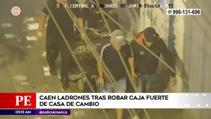 Robo de caja fuerte en Ate. Foto y video: América Noticias