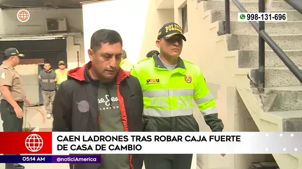 Robo de caja fuerte en Ate. Foto: América Noticias