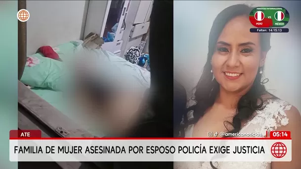 Ate: Policía que mató a su esposa cuenta con diversas denuncias. Foto: América Noticias Ate: Policía que mató a su esposa cuenta con diversas denuncias. Foto: América Noticias