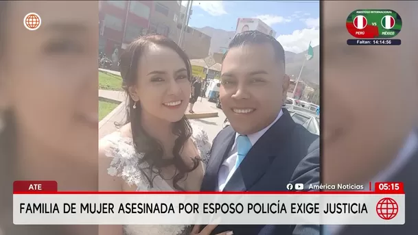 Ate: Policía que mató a su esposa cuenta con diversas denuncias. Foto: América Noticias Ate: Policía que mató a su esposa cuenta con diversas denuncias. Foto: América Noticias