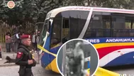 Ate: sicario disparó contra chofer de bus de transporte público