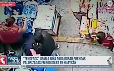 Ate: 'tenderos' usan a niña para robar prendas de vestir en Huaycán - Noticias de tenderos